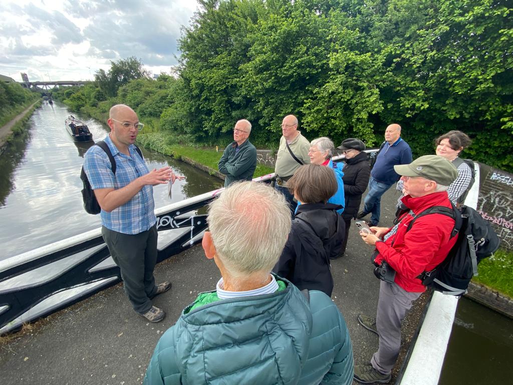 Simon Briercliffe Leads A Galton Valley Heritage Walk